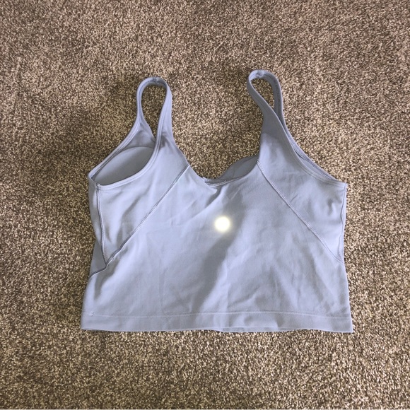 EUC Lululemon Align Tank Size 8 Blue Linen - Picture 6 of 11